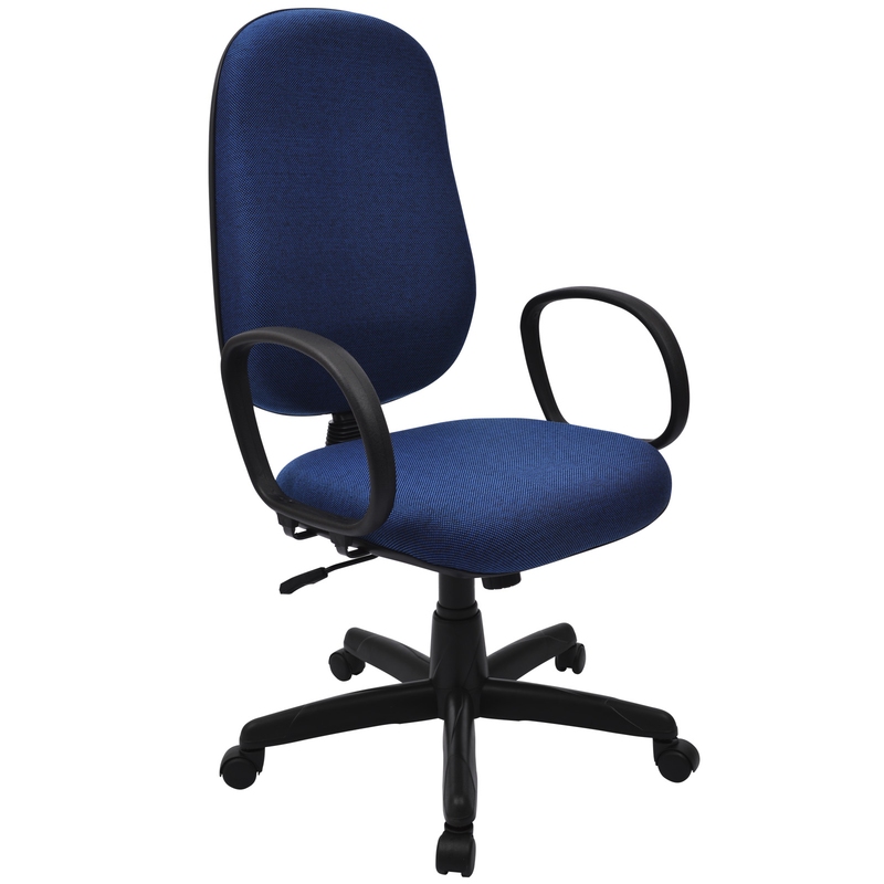 Cadeira Presidente Azul Mesclado C