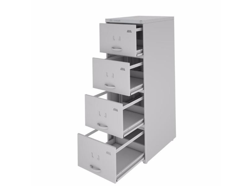 Arquivo de Aço Longo 04 gavetas