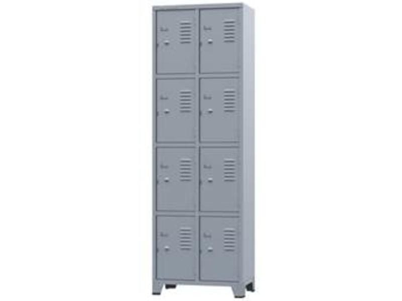 Vestiário de Aço 08 Portas Pequenas Locker