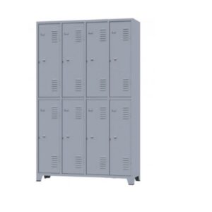 Armários de Aço/Vestiário de Aço 08 Portas Grandes Locker